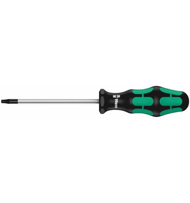 Schraubendreher 367 TORX® mit Bohrung Wera TX 15x300