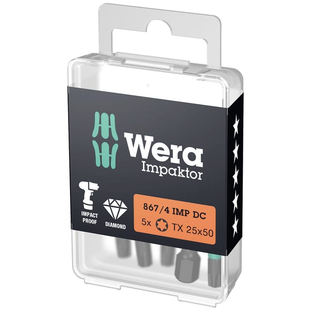 Wera 05057667001 Torx-Bit t 40 f 6.3 5 St.