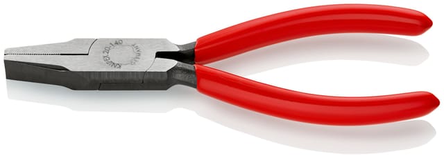 20 01 140 Elektronik- u. Feinmechanik Flachzange Gerade Chrom-Vanadium Elektrostahl 140 mm - Knipex