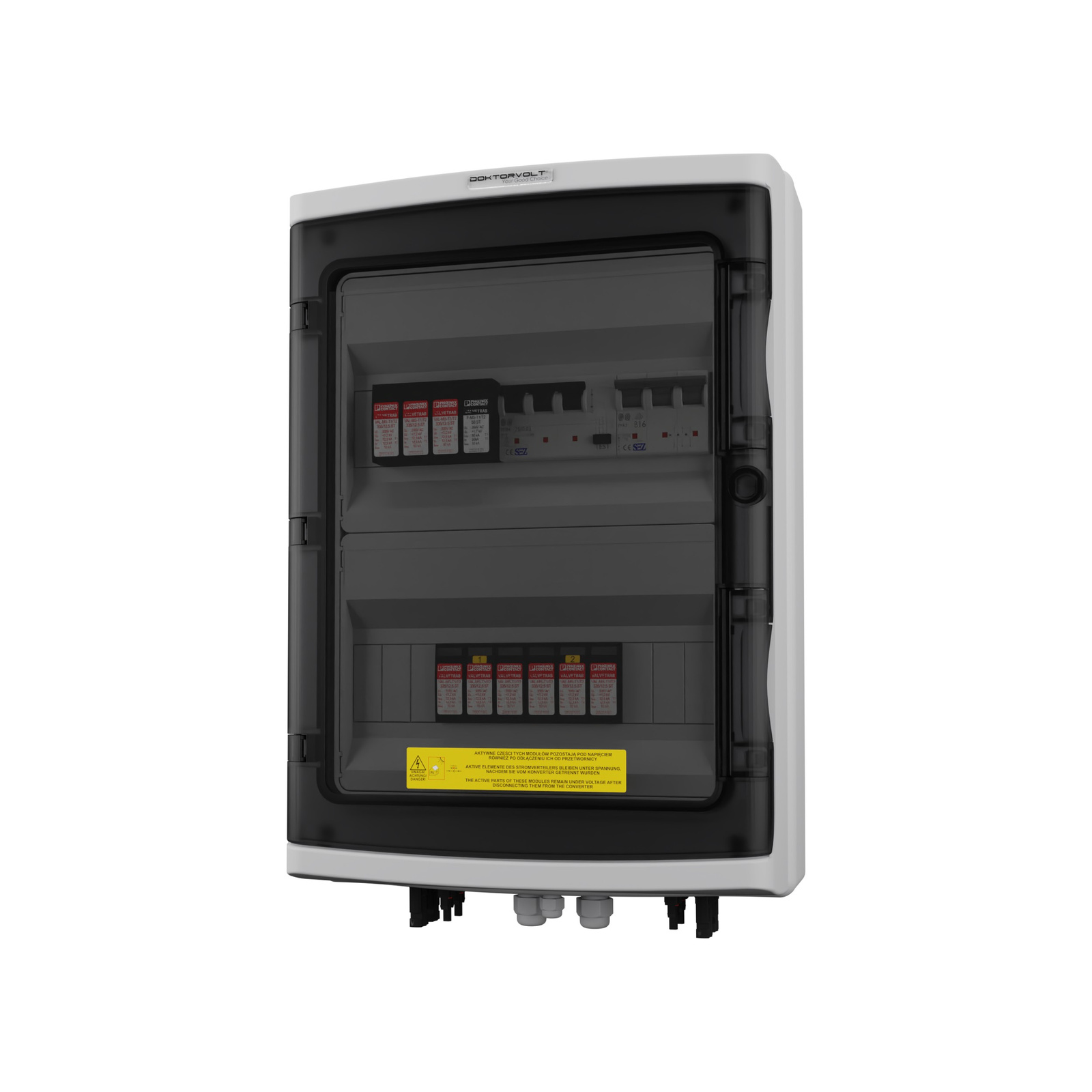 Solar Anschlusskasten Photovoltaik Ac Dc C16a 25a 300ma 2s T1 T2 Doktorvolt 2193