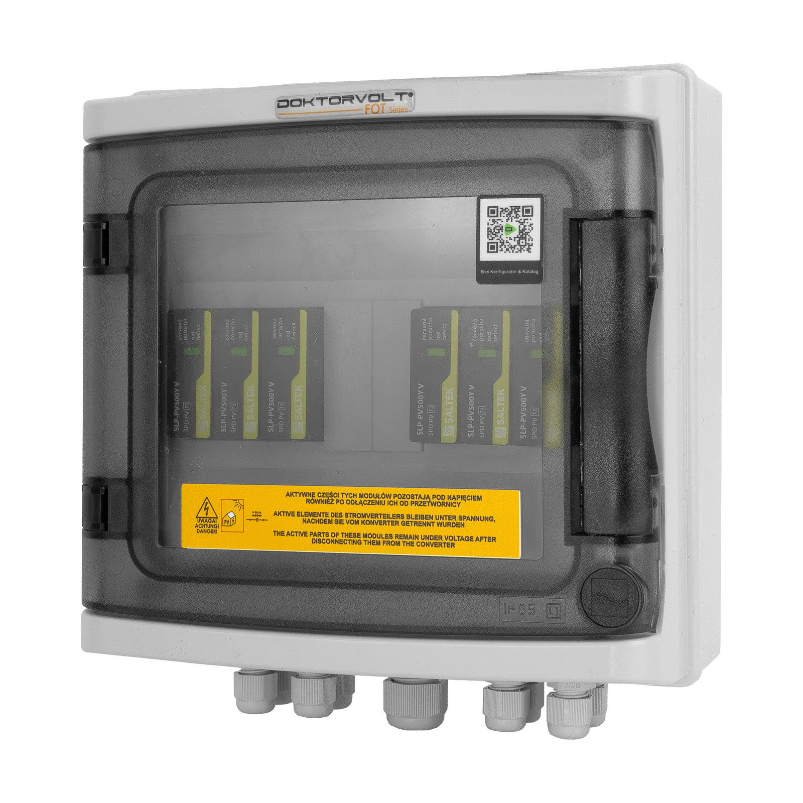 Solar Anschlusskasten Pv Dc 1000v T2 Überspannungschutz Slp-pv1000 V/y Saltek 2-string Ip65 Stromverteiler Photovoltaik Aufputz Doktorvolt Dv-6425-fot