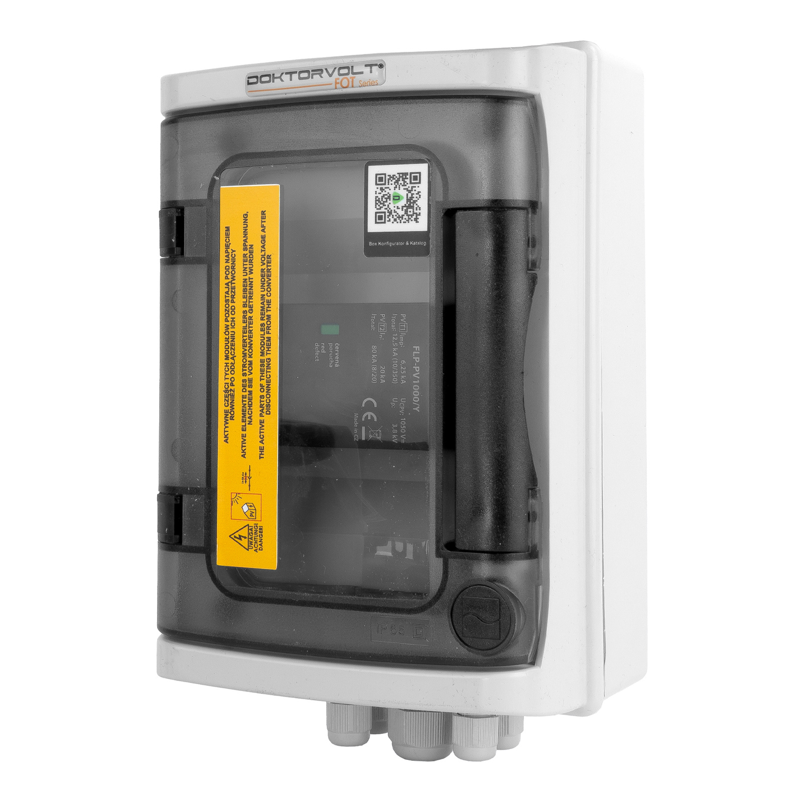 Solar Anschlusskasten Pv Dc 1000v T1 T2 Überspannungschutz Flp-pv1000/y Saltek 1-string Stromverteiler Photovoltaik Aufputz Doktorvolt Dv-6395-fot