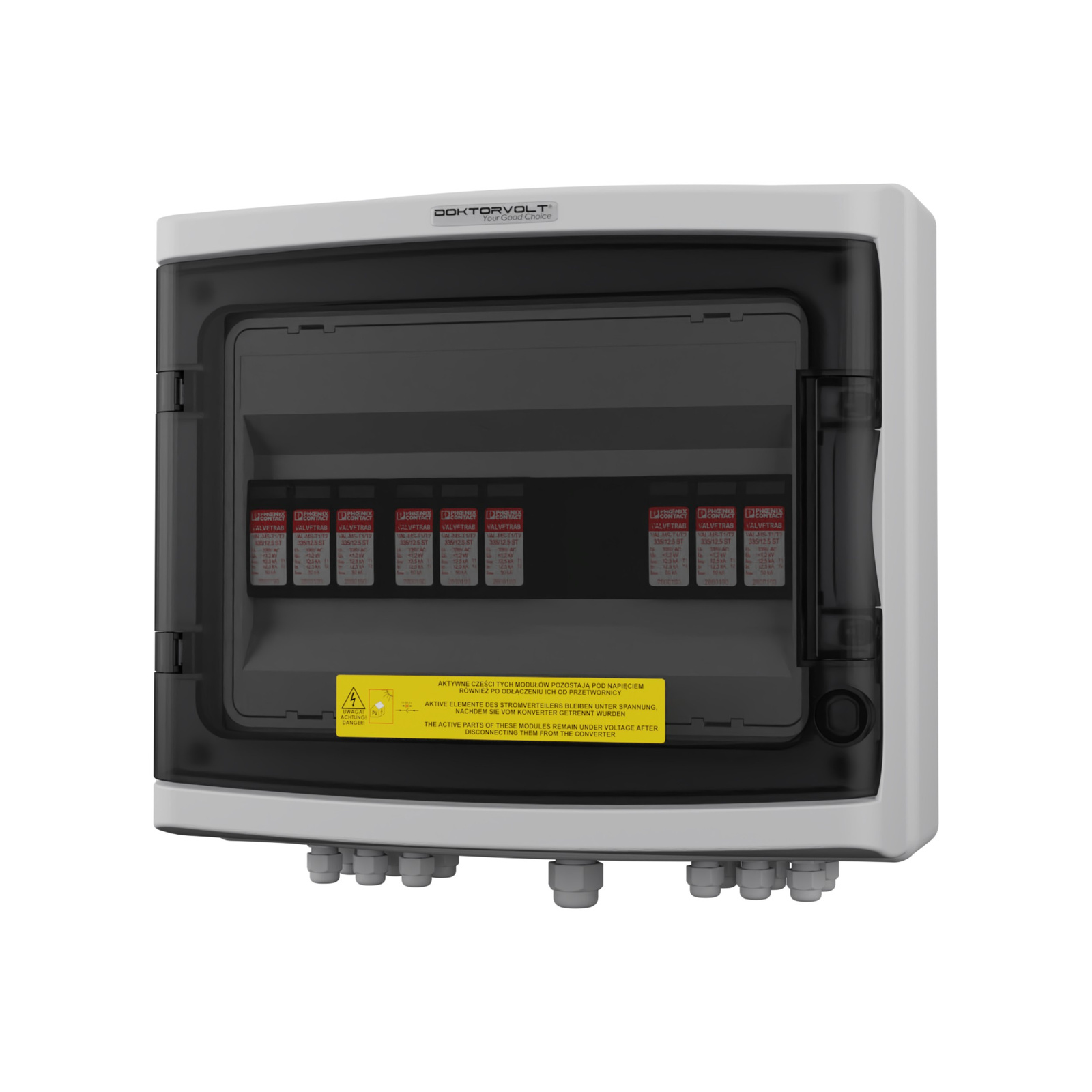 Solar Anschlusskasten Pv Dc 1000v T1 T2 3 Strings Doktorvolt 2414