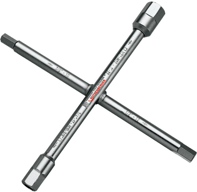 Sanitär-Kreuzschlüssel 220 x 220mm - Rothenberger