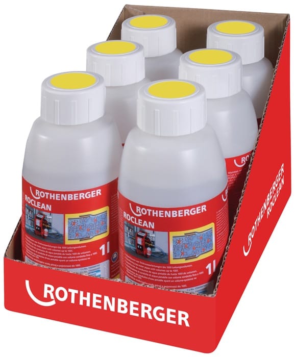 6er Pack ropuls Desinfektionsmittel Reinigung bei Legionellenbefall - Rothenberger