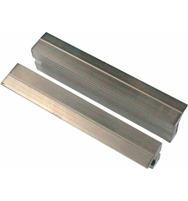 Schraubstockschutzbacke 47/5 n f.Backen-B.180mm Rillenprofil Alu. Haarhaus