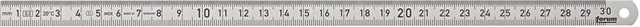 Biegsamer Stahlmassstab 300x13mm rostfr. - Forum