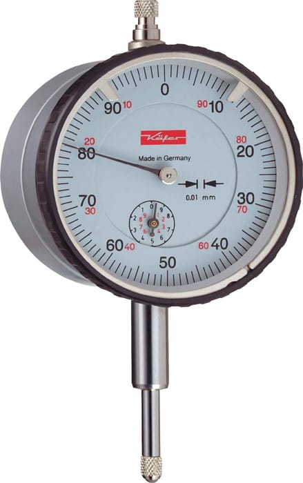 Messuhr M2 t Magnet 10mm Abl.0,01mm magn.Rückw - 10023 - Käfer