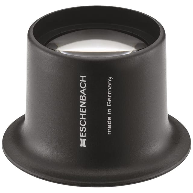 Eschenbach - 11243 Uhrmacherlupe Vergrößerungsfaktor: 3 x Linsengröße: (ø) 25 mm Anthrazit