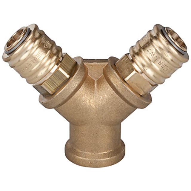 Riegler Verteiler mit 2 Kupplungen ig 3/8 Ms