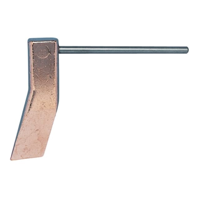 GCE - Kupferstück 350g mit Schaft 7mm, Stahlstift-Ø 7mm