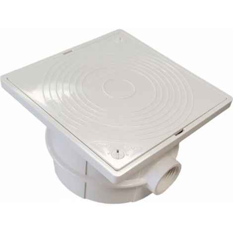 Wasserdichte 50-mm-klebeanschlussdose Für Eingelassene Schwimmbecken, Weiß - Pr249