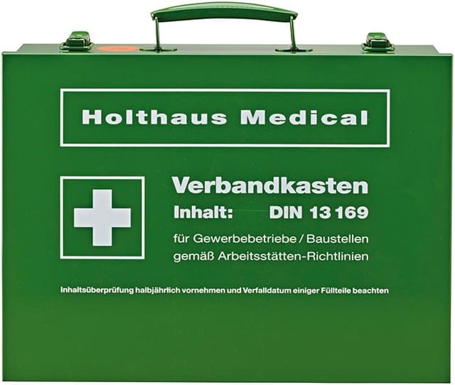 Holthaus Medical Holthaus Verbandkasten Nr. 63169, DIN 13169-E, grün