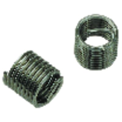 V-coil - Gewindeeinsatz din 8140 Typ Standard für Gewinde M6 x 1 mm rostfreier Stahl 1,5xD