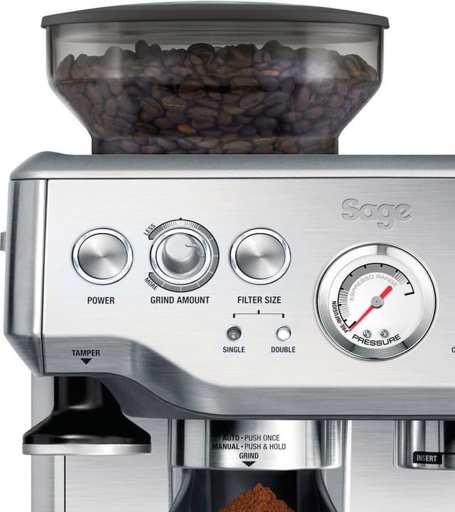 Sage SES875BSS2EEU1A Halbautomatische elektrische Kaffeemaschine 2 L Espressomaschine