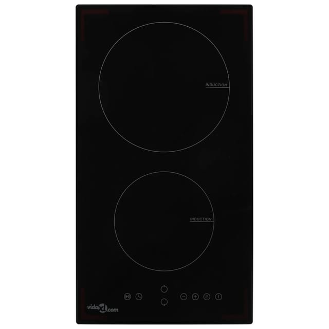 Vidaxl - Induktionskochfeld mit 2 Platten Touch Control Glas 3500 w