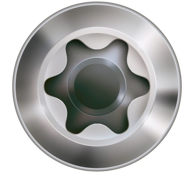 Spax - Fassade 4 x 40 mm LinsenSenkkopf t-star plus Teilgewinde CUT-Spitze Edelstahl rostfreiei A2 100 Stk