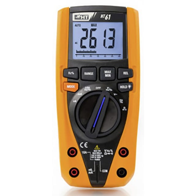 Ht Italia - ht Instruments HT61 Hand-Multimeter digital cat iii 1000 v, cat iv 600 v Anzeige (Counts): 4000