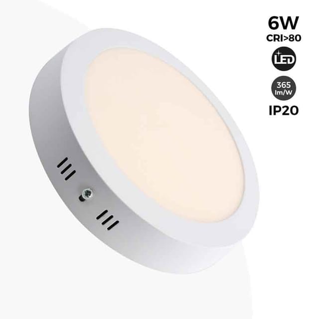 Barcelona Led - Runde LED-Deckenleuchte - 6W - Ø11,5cm - 365lm