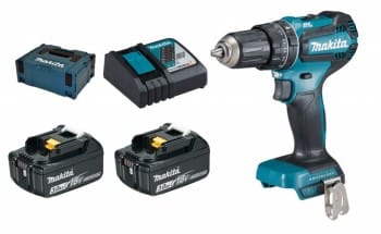 18V lxt Schlagbohrmaschine (2x3.0 Ah) in makpac Makita DHP485RFJ