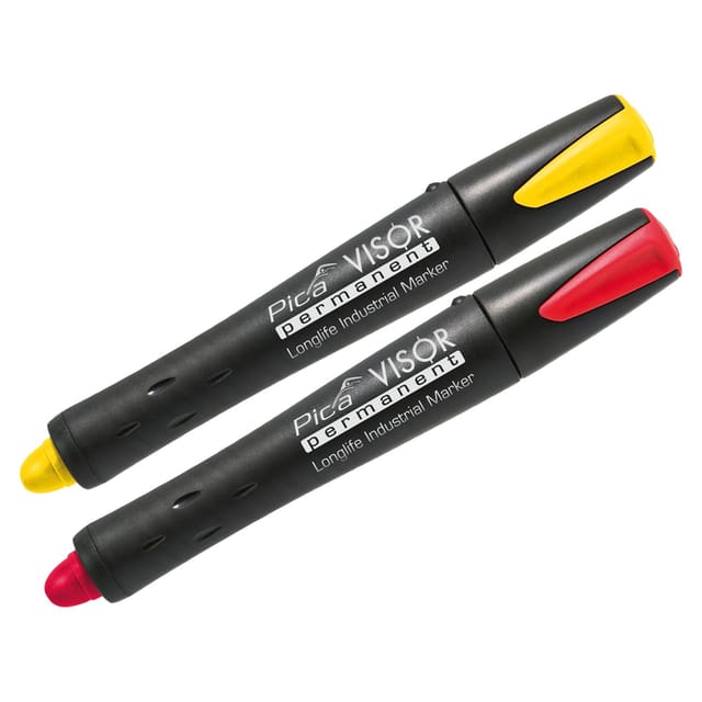 Permanent-Marker Visor 990 Set rot, gelb - Pica