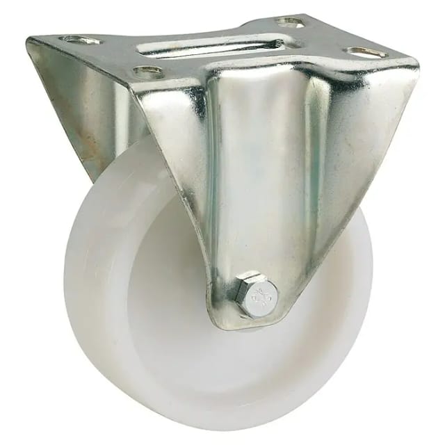 Dörner+helmer - Bockrolle Polyamid-Rad Industrierolle ø 80 mm Tragkraft 150 kg verzinkt