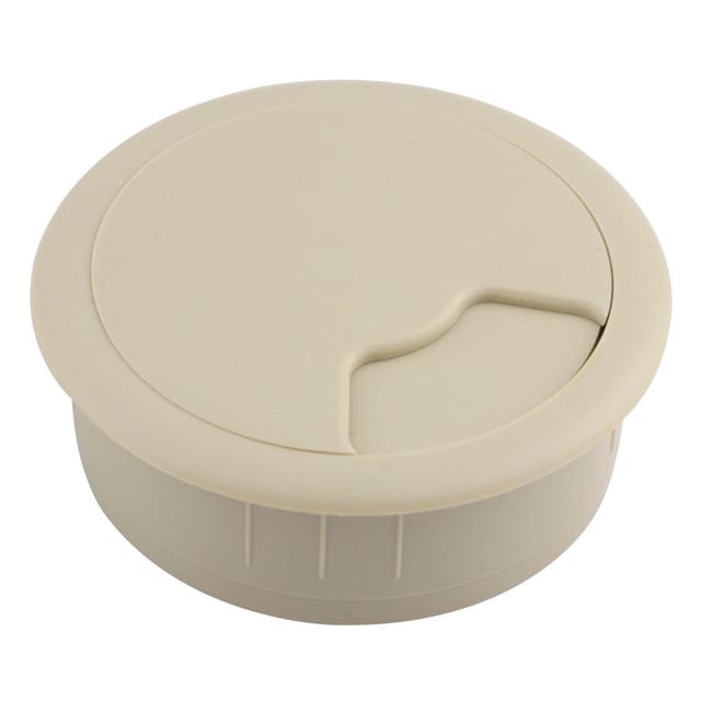 vasalat Kabeldurchführung 60mm rund, 1 Stück Kabeldurchlass beige