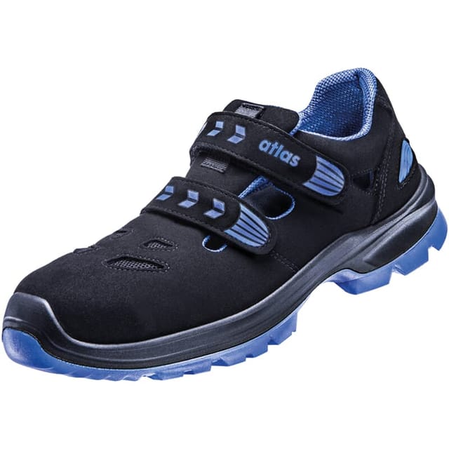 Sicherheitssandale sl 46 2.0 blue esd S1 Arbeitsschuhe mit Aluminiumkappe, Größe: 38 - Atlas