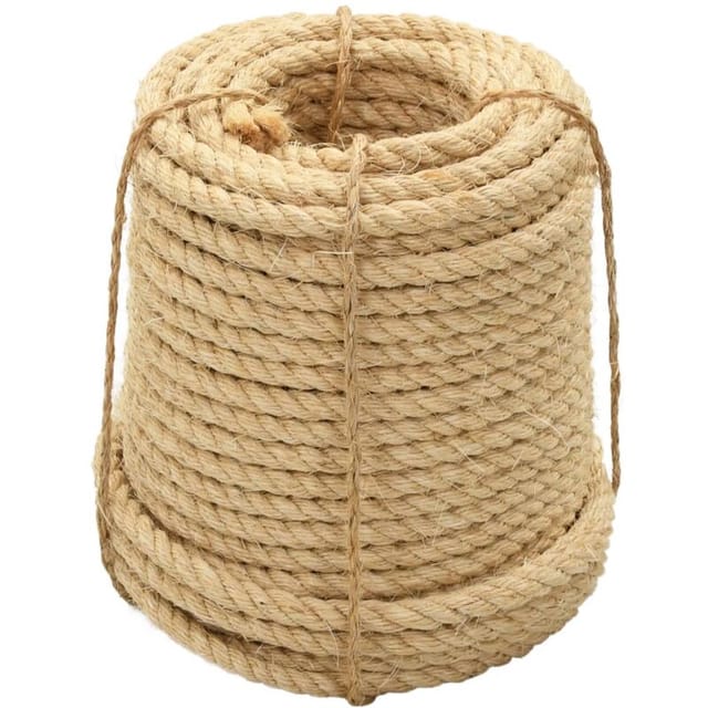 Seil 100% Sisal 20 mm 50 m Vidaxl