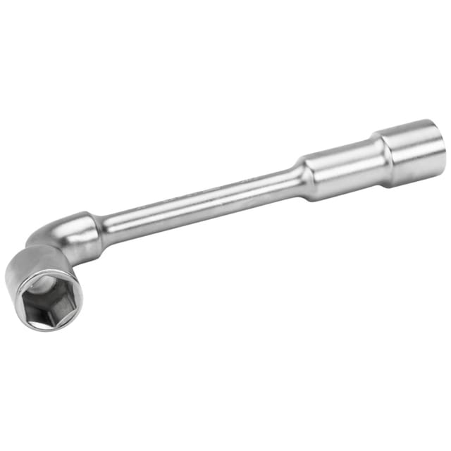 Bahco Gekröpfter 10 mm Doppelsteckschlüssel mit 6x6-Punkt-Dynamic-Drive-Profil, 136 mm