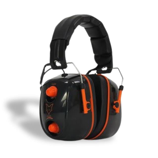 Fm Radio Gehörschutz/Geräuschschutz orange/schwarz für Erwachsene - Fuxtec