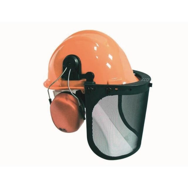 Kopfschutz-Kombination-Set, Helm, Visier, Ohrschutz