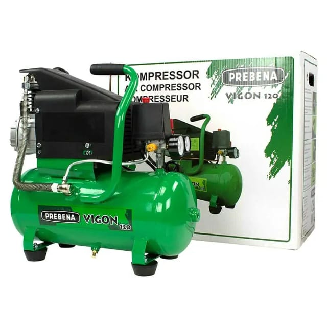 Druckluft-Kompressor Vigon 120 12 l 8 bar - Prebena