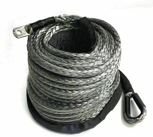 Windenseil Φ10mm x 30m Seil für Winde, 23809lbs /10,8 Ton Synthetisches Windenseill Seil-Winde für Auto atv Truck