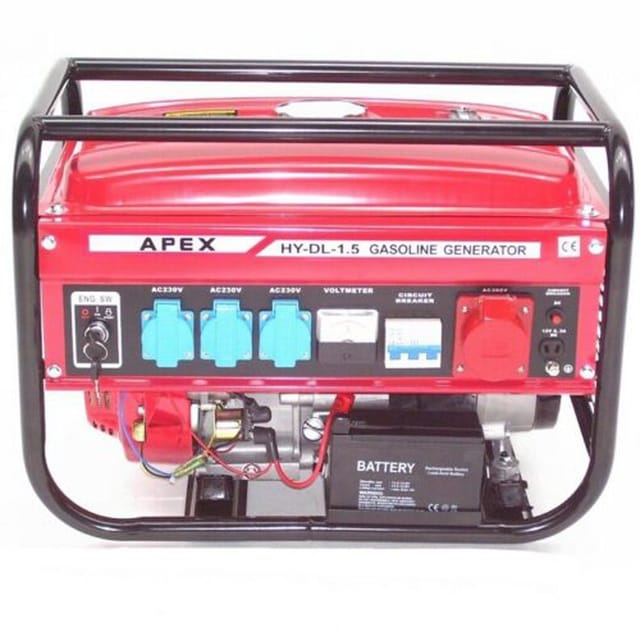 Elektro-Start Benzin Stromerzeuger 9500E Generator 230V 400V Stromaggregat 66265