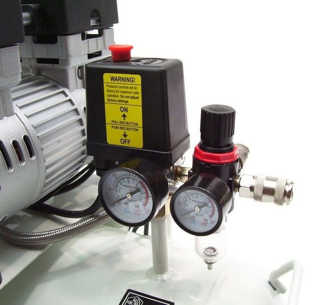 Apex - Flüster Kompressor Luftkompressor 100L leise Silent Druckluft 44312 Kompressor