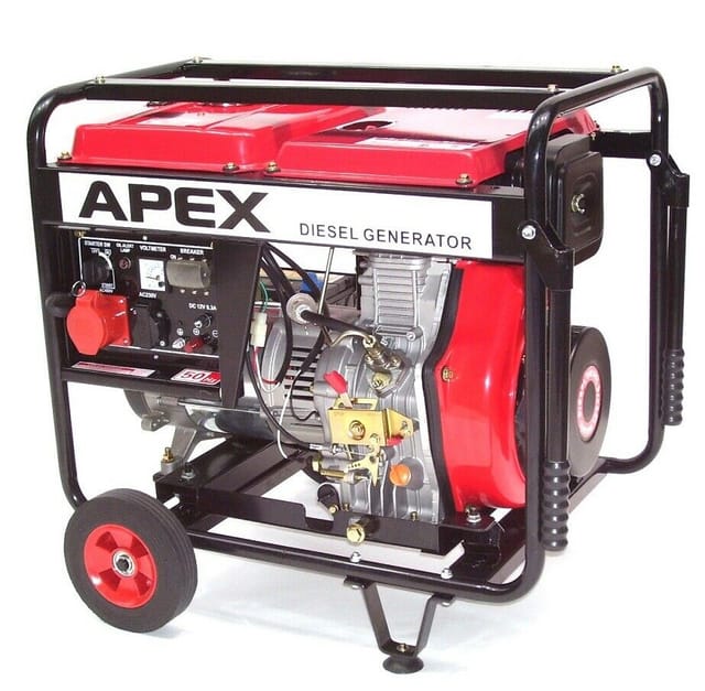 E-Start Diesel Stromerzeuger Generator 5500 400V Notstromaggregat 06281Generator
