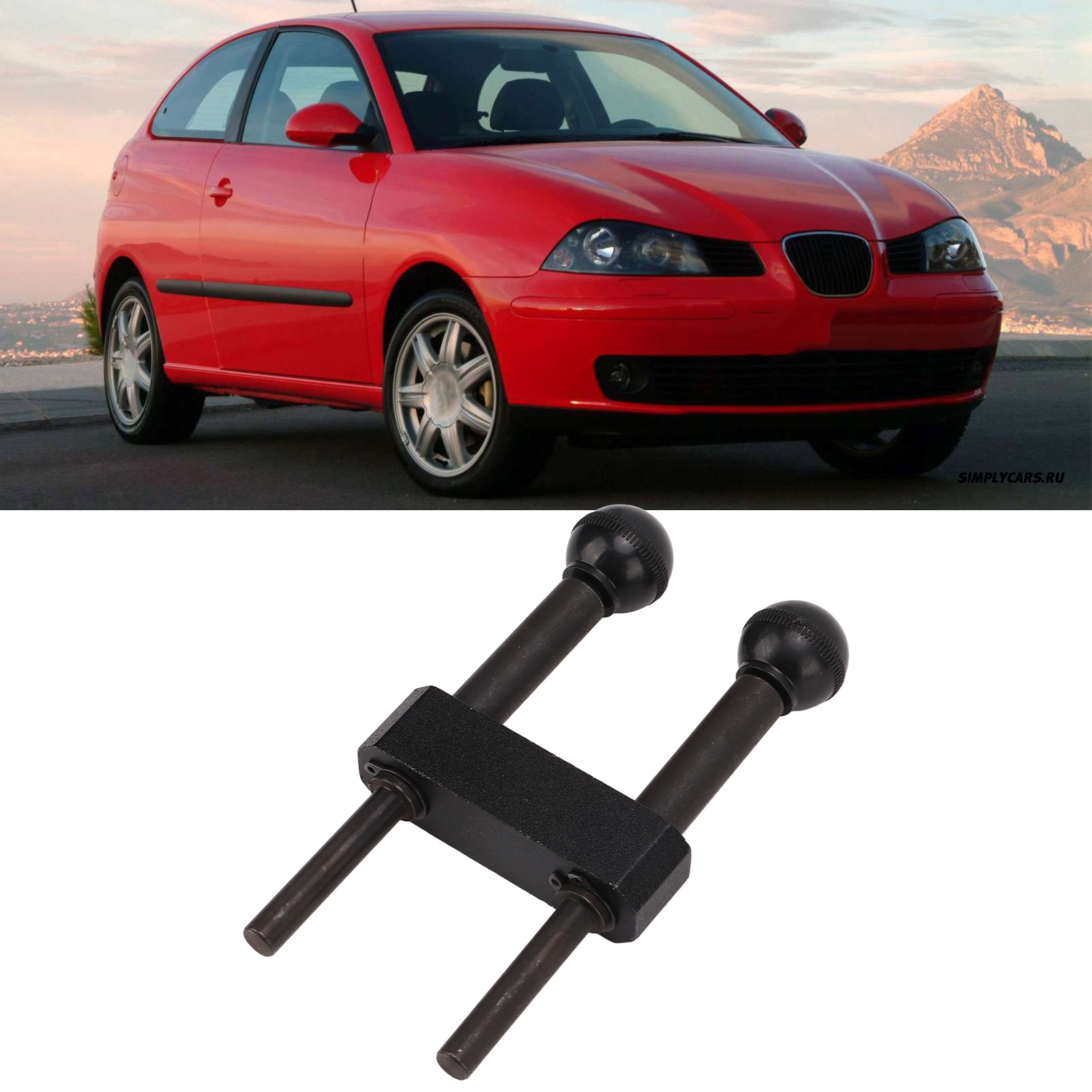 Nockenwellen-arretierwerkzeug Für Zahnriemen, Kompatibel Mit Vw, Audi, Skoda Und Seat 1.4 Und 1.6 16v Vag Twin Cam Motoren.