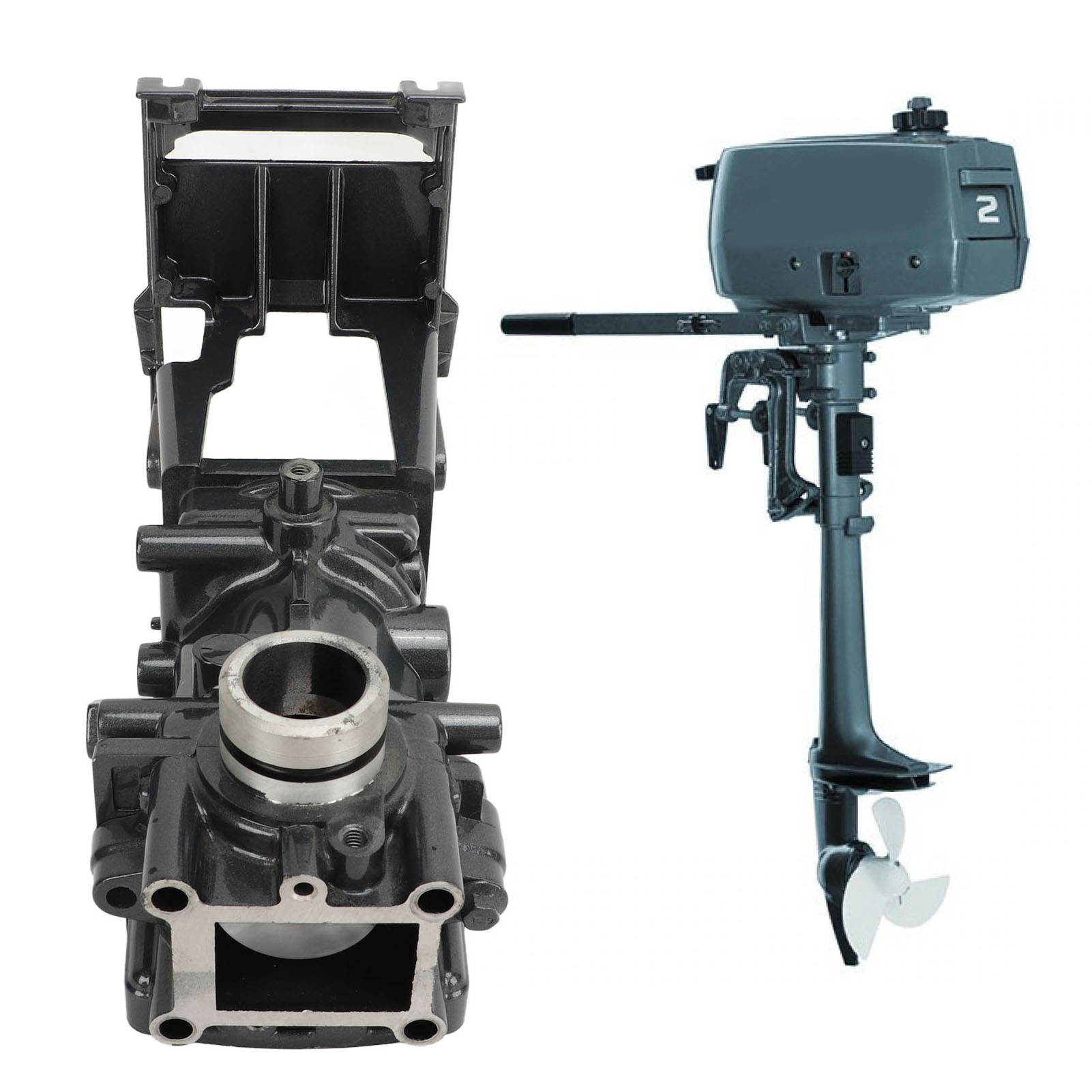 Oem-referenz: 6a1-15100-61-1s Zylinderblock Und Kurbelgehäusebaugruppe Für Yamaha 2 Ps 2-takt-außenbordmotor
