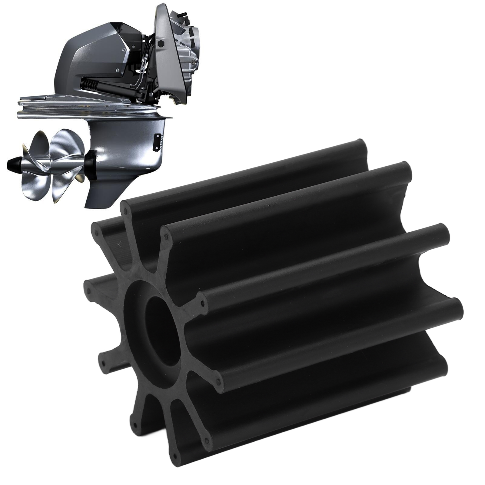 Die Wasserpumpenturbine 31130-0061 Ist Geeignet Für Mercruiser 11593-46090 Jabsco 31130-0061.
