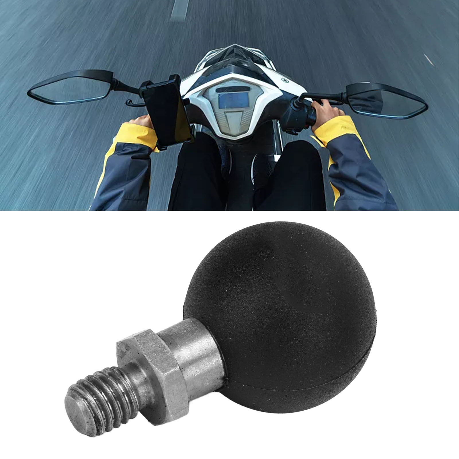 1-zoll-m8-gewindekugelgelenk, Kugelgelenkbasis Für Motorrad, Fahrrad, Mountainbike Und Handyhalterung