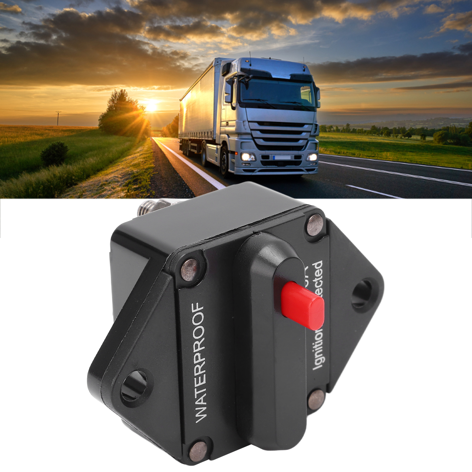 Der Automatische Schutzschalter Für Auto-audiosysteme Eignet Sich Für 150-a-anwendungen Wie Autoscheinwerfer, Kühlschränke Und Ventilatoren.