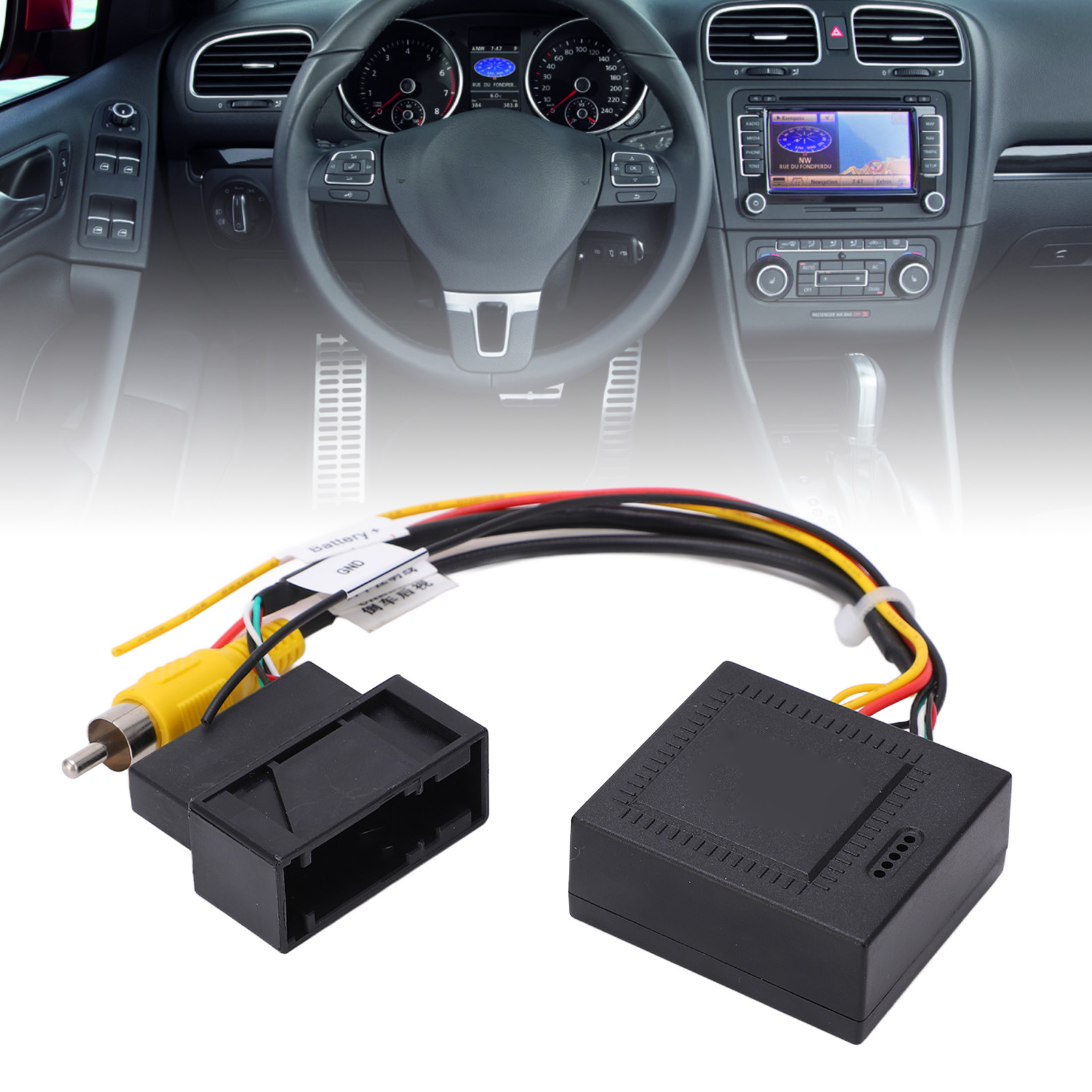 Das Originale Rgb-adapterkabel Für Autokameras Ist Kompatibel Mit Volkswagen Magtotan/golf 6/cc/tiguan.