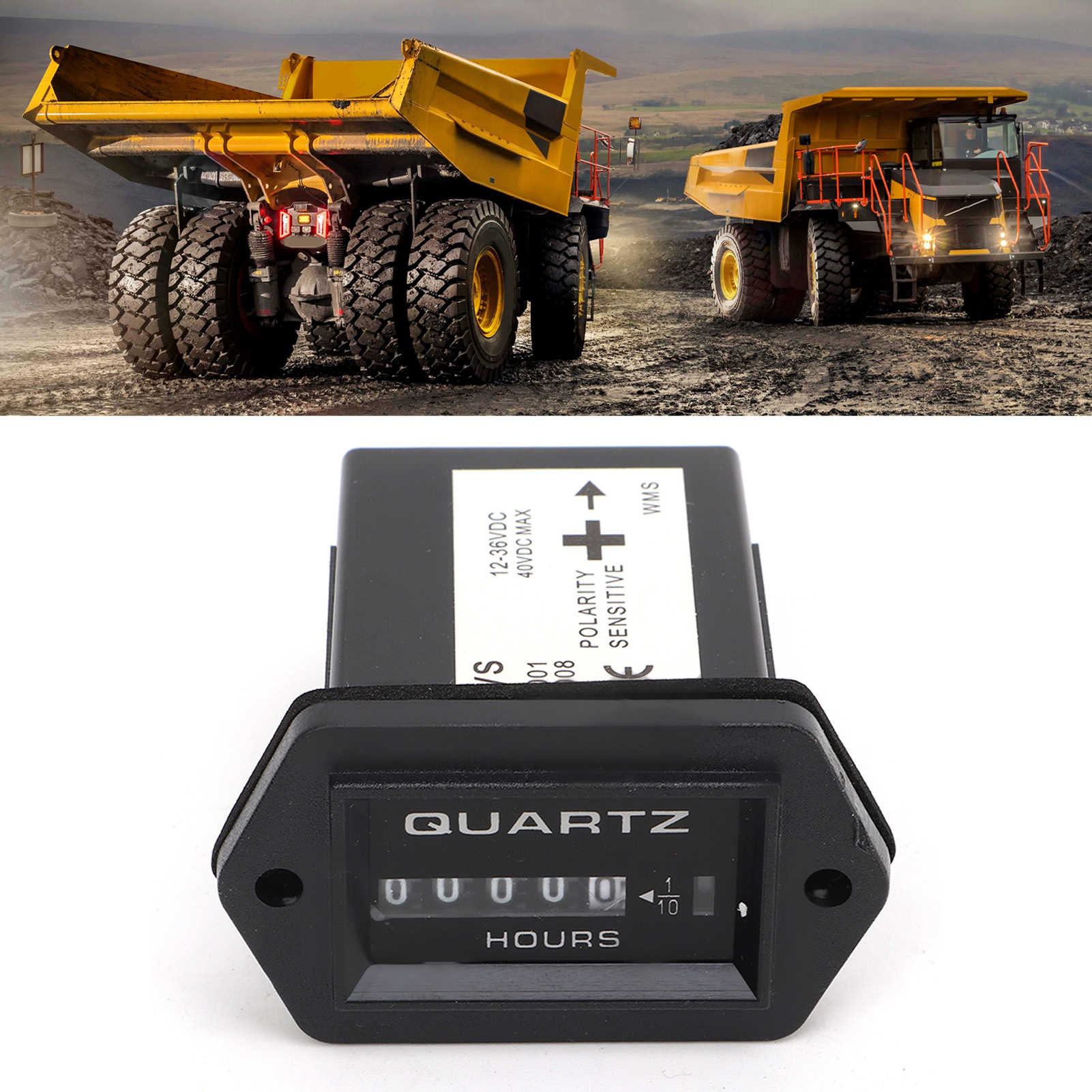 Rechteckiger Mechanischer Timer 12v-36v Dc Für Lkw, Traktoren Und Außenbord-dieselmotoren