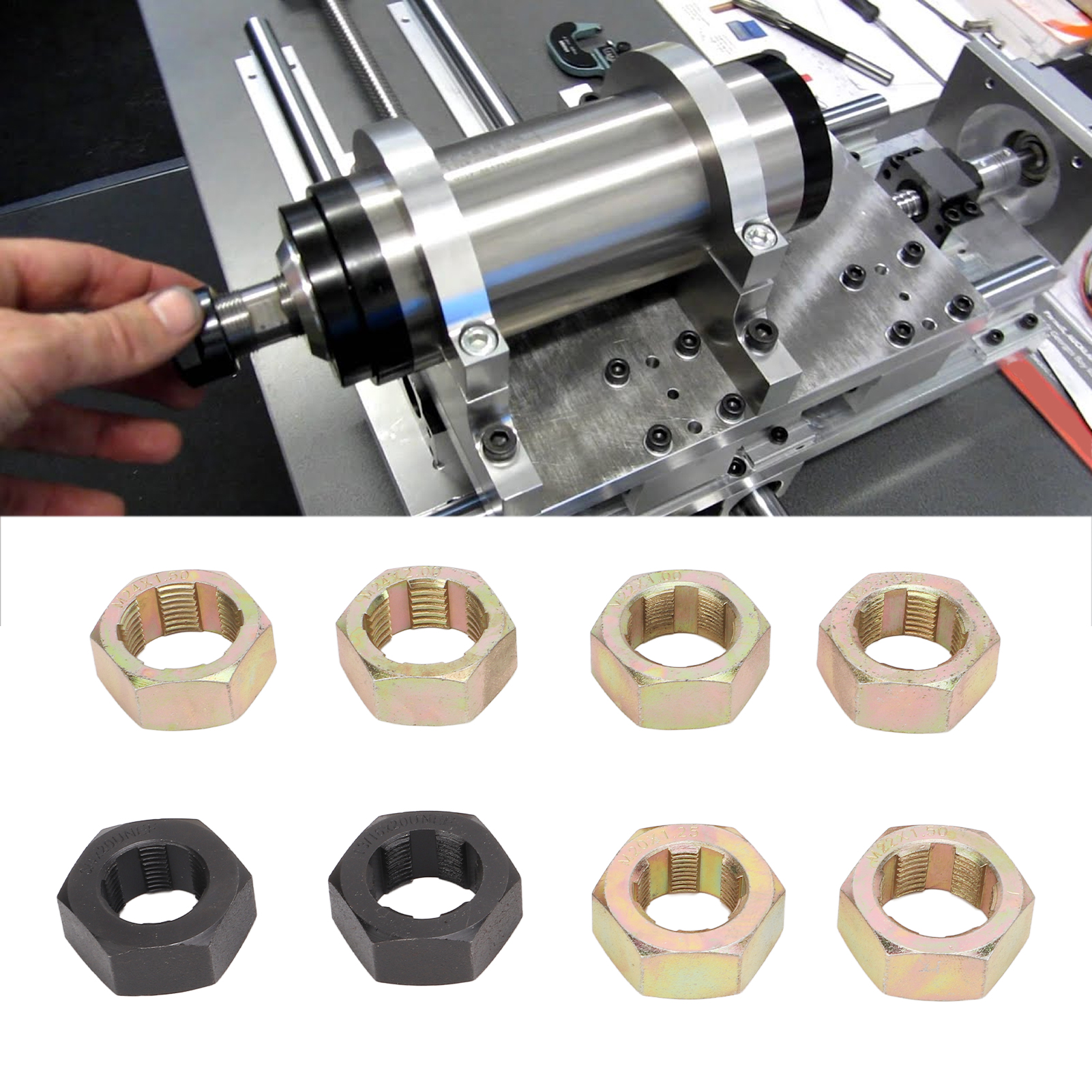 8-teiliges Achsgewinde-reparaturset Für M20, 22, 24 13/16 3/4 X20unef (vt01406) (lieferung Mit 3 Lagen Luftpolsterfolie)