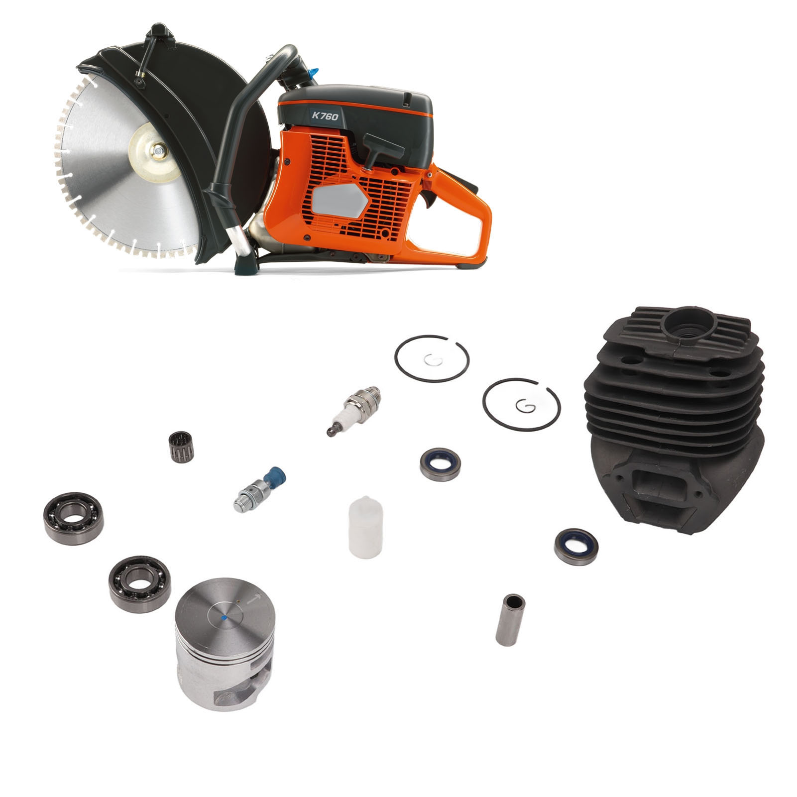 51-mm-kolben-zylinder-kit Für Husqvarna Partner K750 K760 Betonsäge (produktreferenz: 5063861-71)