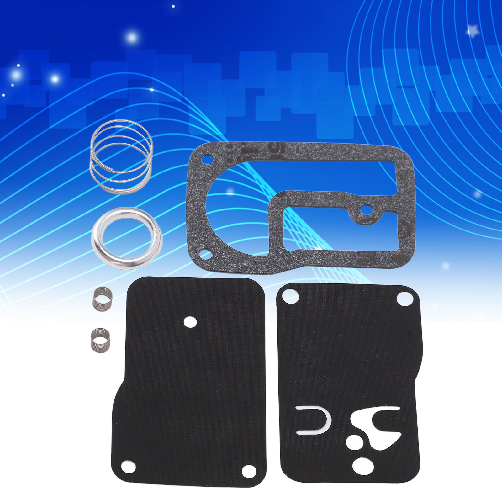 Dichtungs- Und Membranreparaturset Kompatibel Mit Briggs & Stratton 393397 (7-teiliges Set)