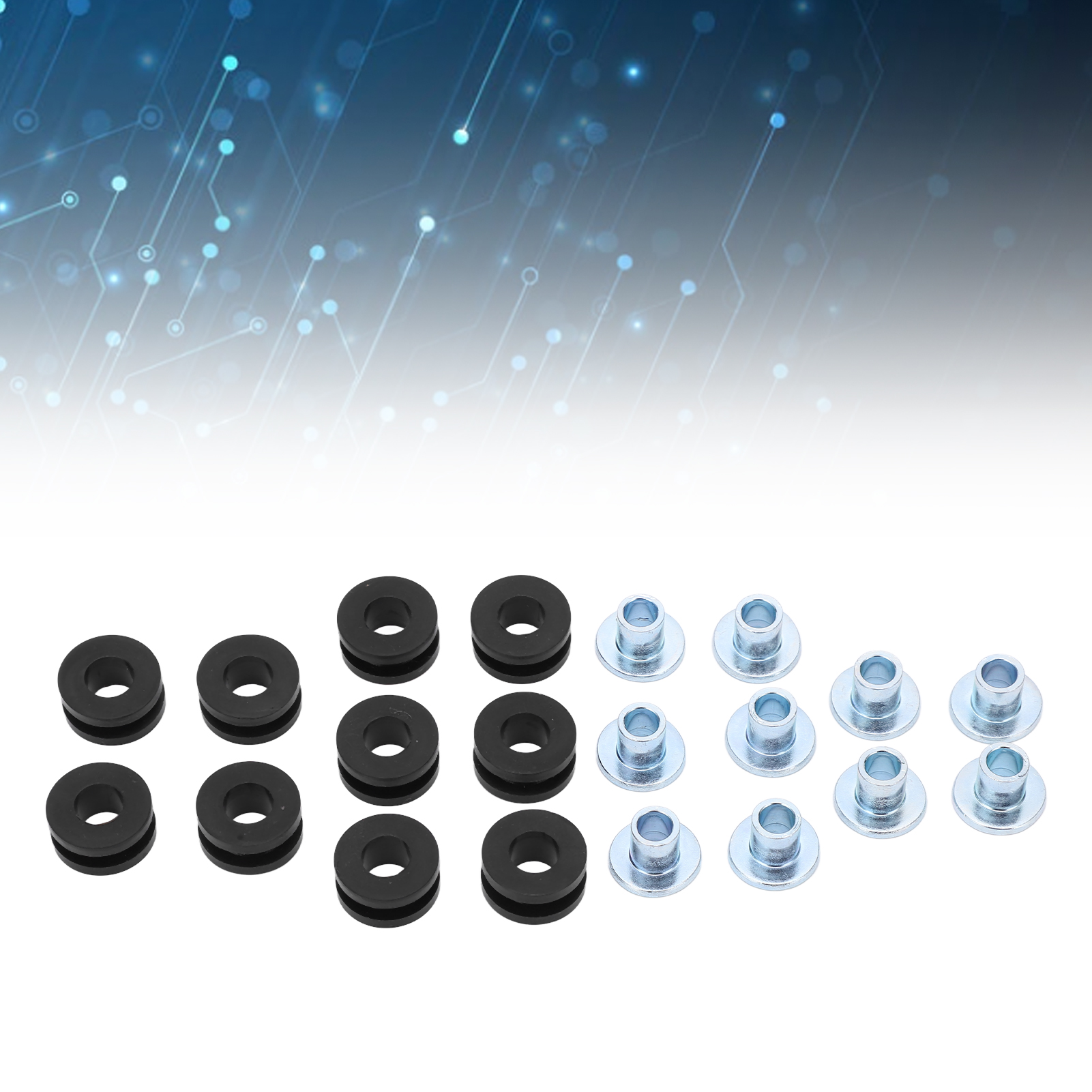 Set Mit 10 Gummipads Zur Befestigung Von Motorradverkleidungskabeln Für Honda, Yamaha, Suzuki Und Kawasaki (verkauf In 10er-packs) (02183)