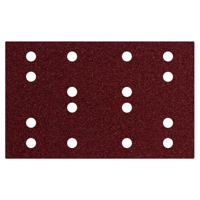 Haftschleifblätter 80 x 133 mm, p 60, 16 Löcher, mit Kletthaftung (sra) (635191000) - Metabo