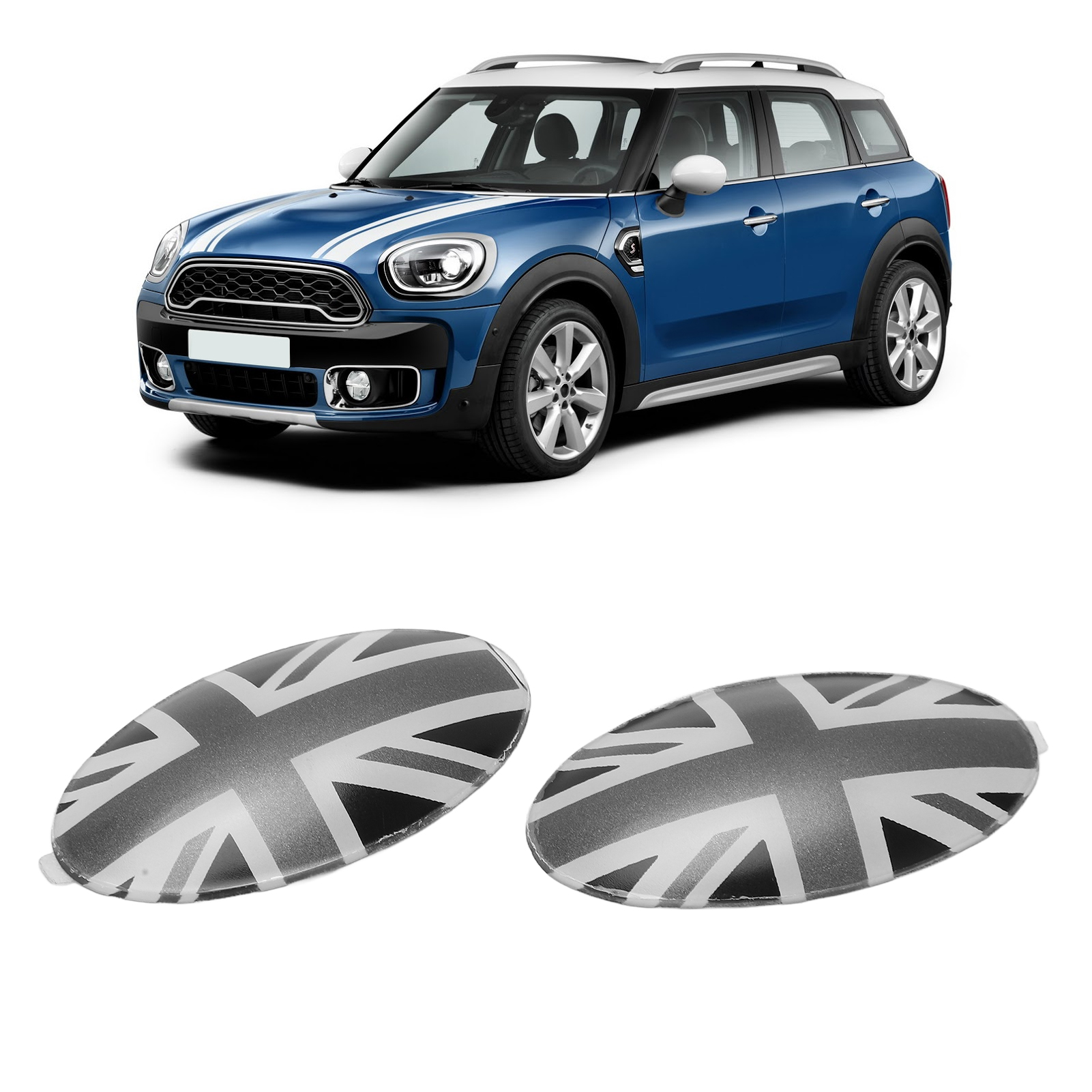 Erhältlich Als Paar (grau Und Beige) Für Bmw Mini/cooper F60/f55/f56 Schaltknaufblenden.